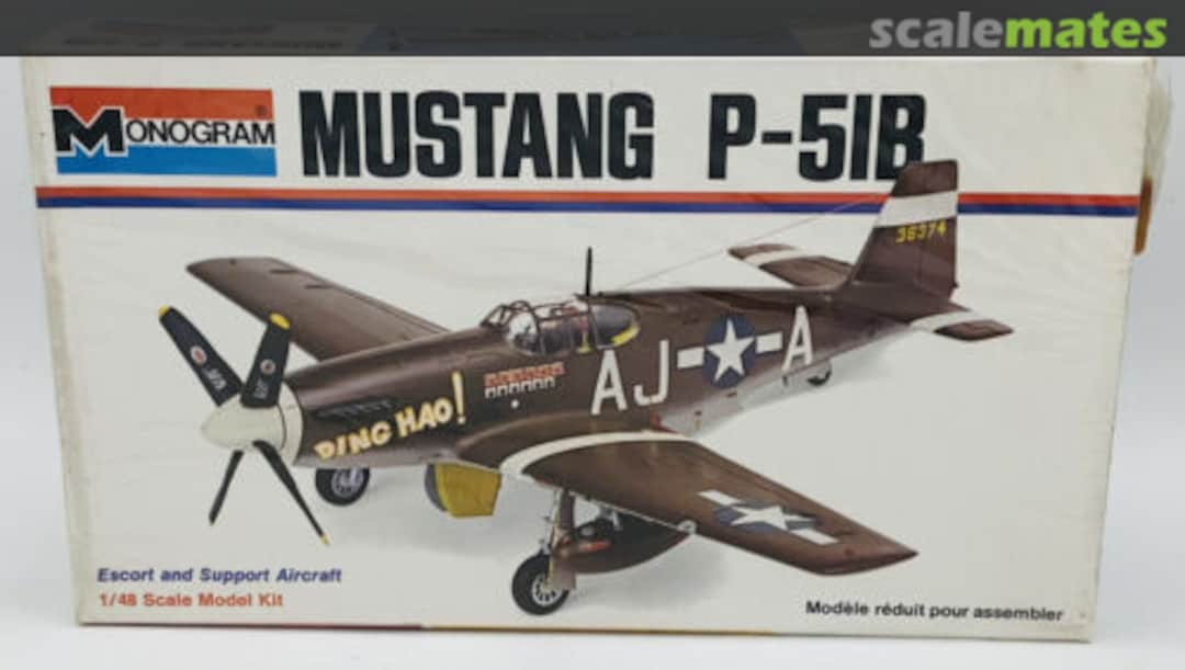 Boxart Mustang P-51B 6806 Monogram