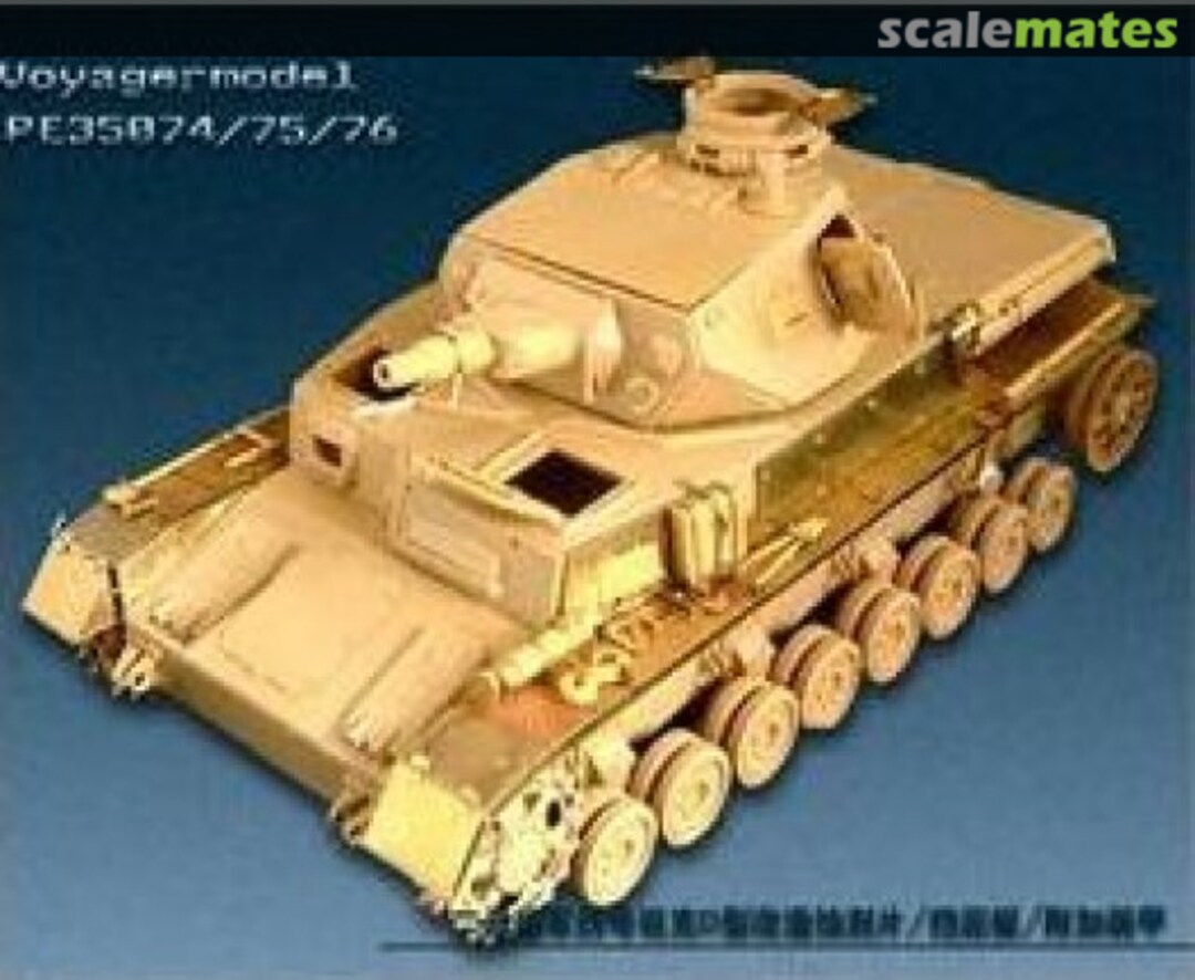 Boxart Panzer IV Ausf. D - Armor (Tristrar 35015) PE35076 Voyager Model