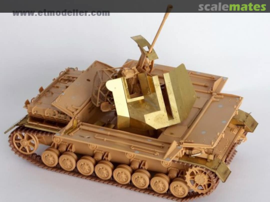 Boxart Flakpanzer IV Möbelwagen (Tamiya 35237) E35-004 E.T. Model