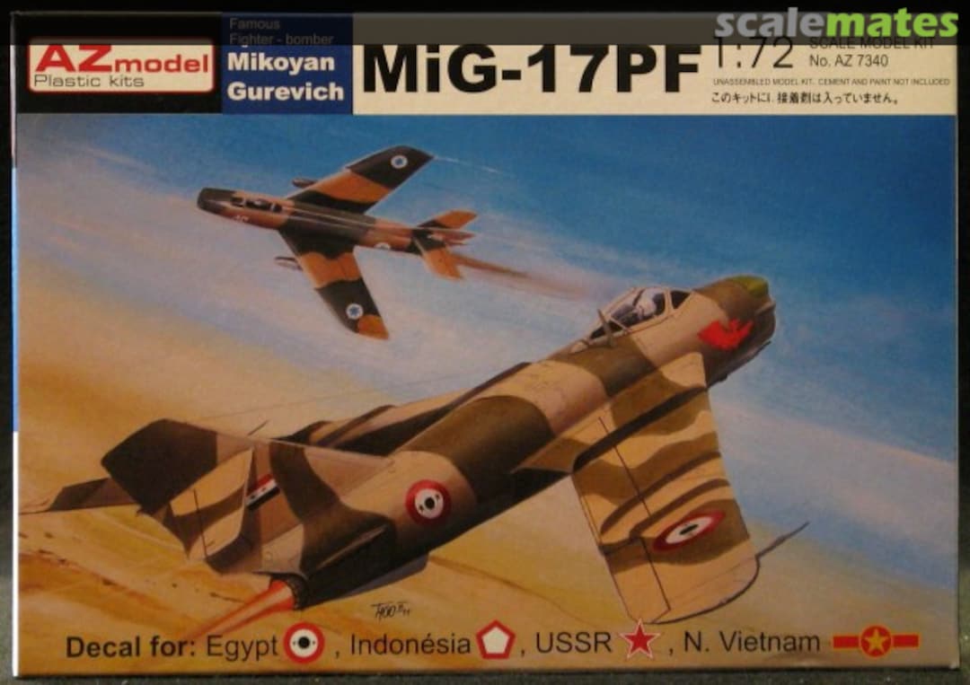 Boxart MiG-17PF Pt. 2 AZ7340 AZmodel