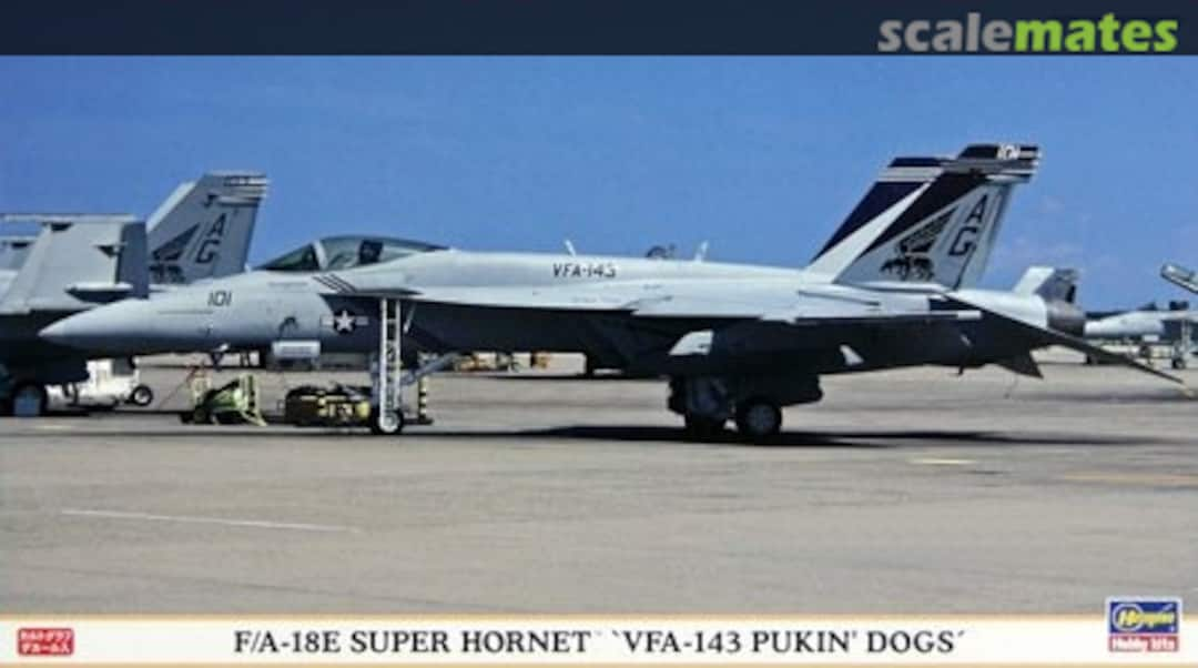 Boxart F/A-18E Super Hornet `VFA-143 Pukin Dogs´ 00800 Hasegawa