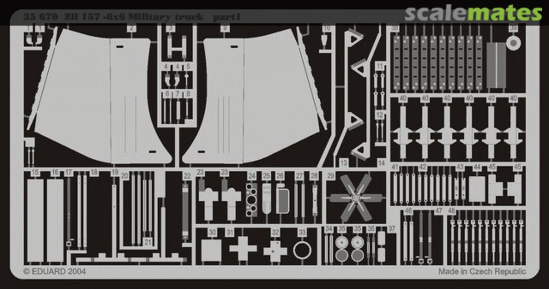 Boxart ZiL-157 6x6 Military Truck 35670 Eduard