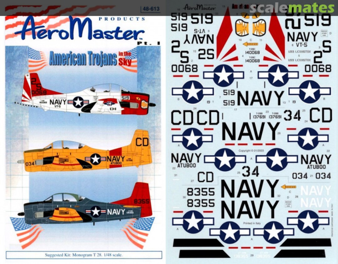 Boxart American Trojans in the Sky 48-613 AeroMaster