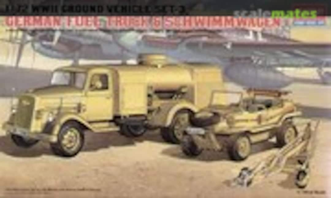 1:72 German Fuel Truck &amp; Schwimmwagen (Academy 13401)