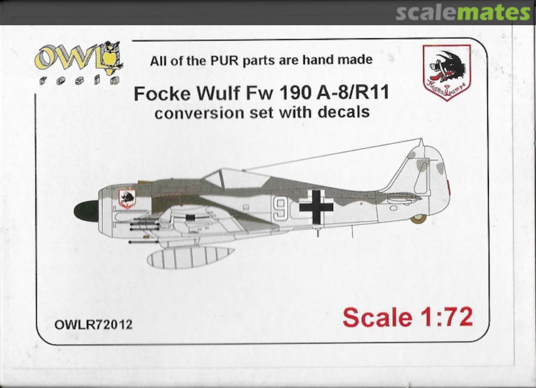 Boxart Focke Wulf Fw 190 A-8/R11 OWLR72012 OWL