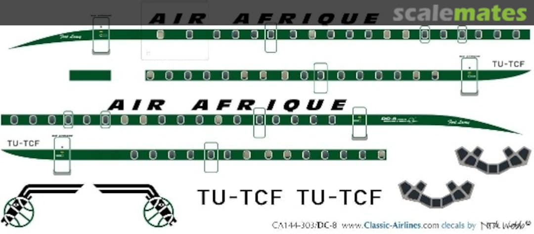 Boxart Air Afrique (delivery) DC-8 CA144-303 Classic Airlines