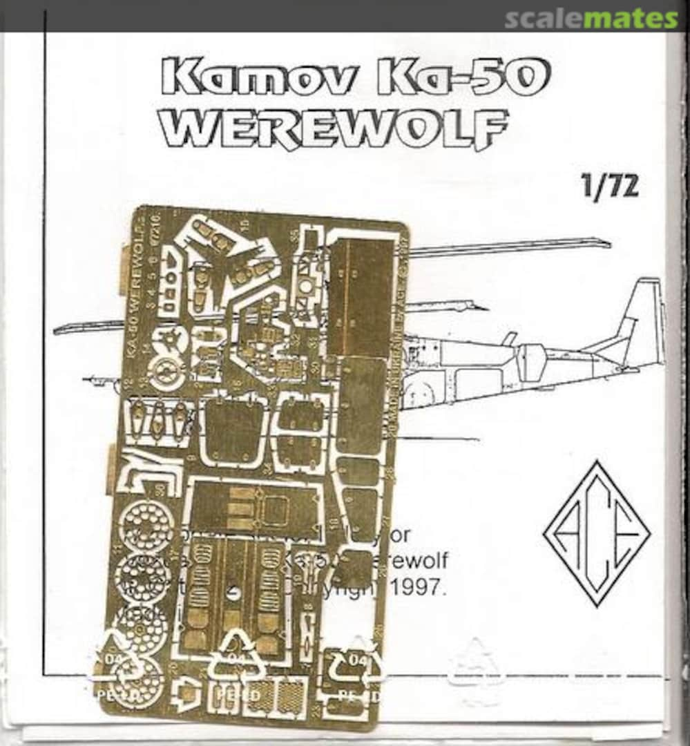 Boxart Kamov Ka-50 Hokum 7216 ACE