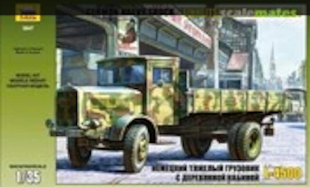 1:35 Heavy Truck &quot;Einheitsfahrerhaus&quot; L-4500 (Zvezda 3647)