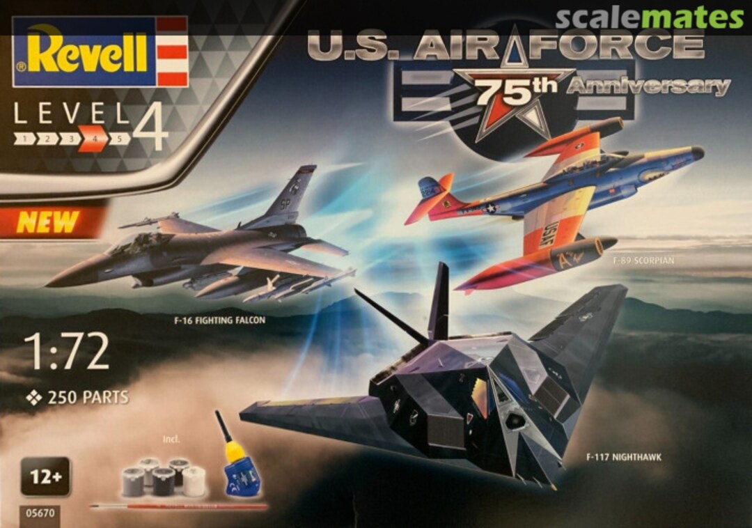 Boxart US Air Force 75th Anniversary 05670 Revell