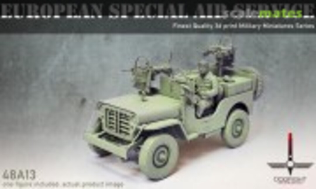 1:48 British Special Air Service ETO Jeep (Dogfight Workshop 48A13)