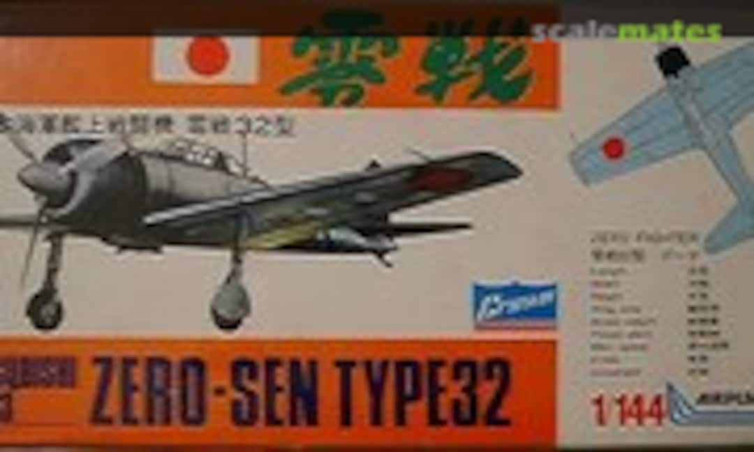 1:144 Mitsubishi A6M3 Zero-Sen Type32 (Crown 427)