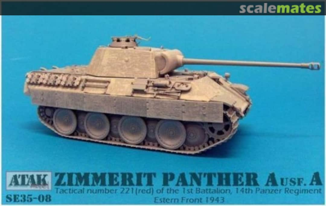 Boxart Panther Ausf. A early Version ~Dragon~ SE35-08 Atak Model