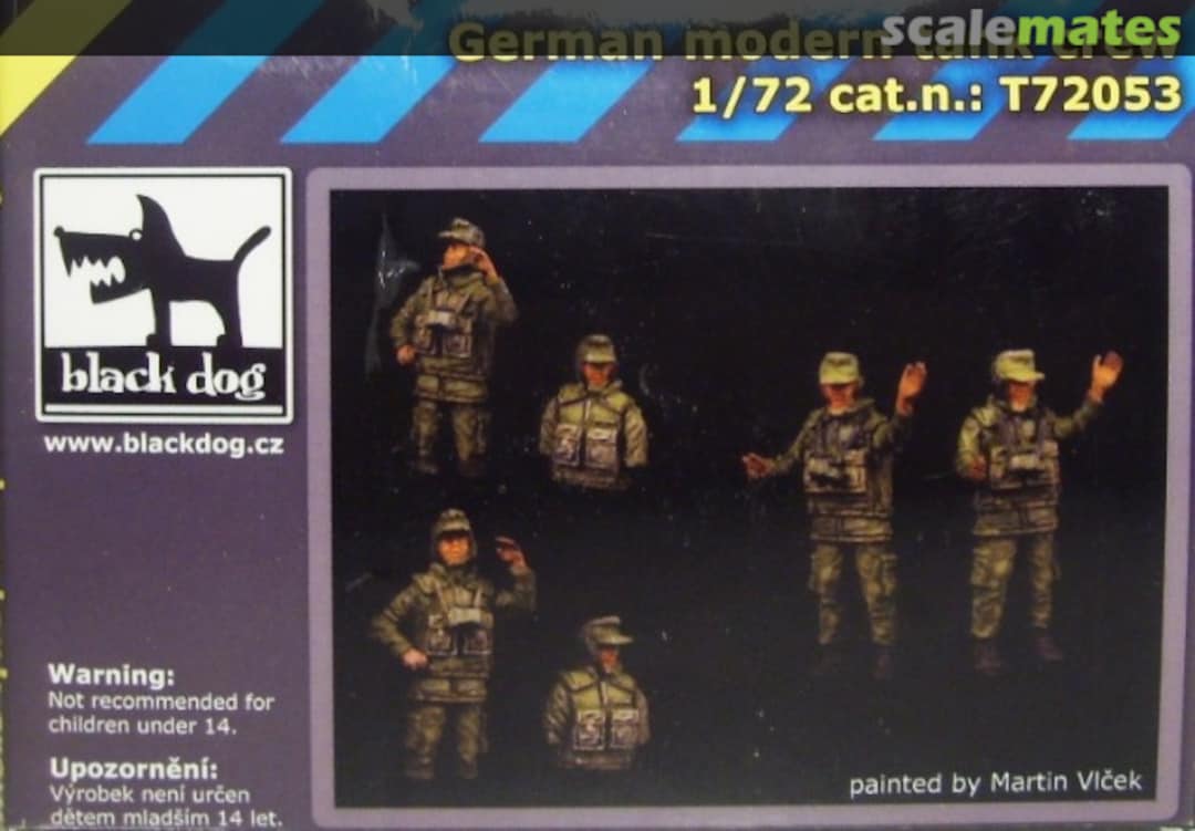 Boxart German modern tank crew T72053 Black Dog