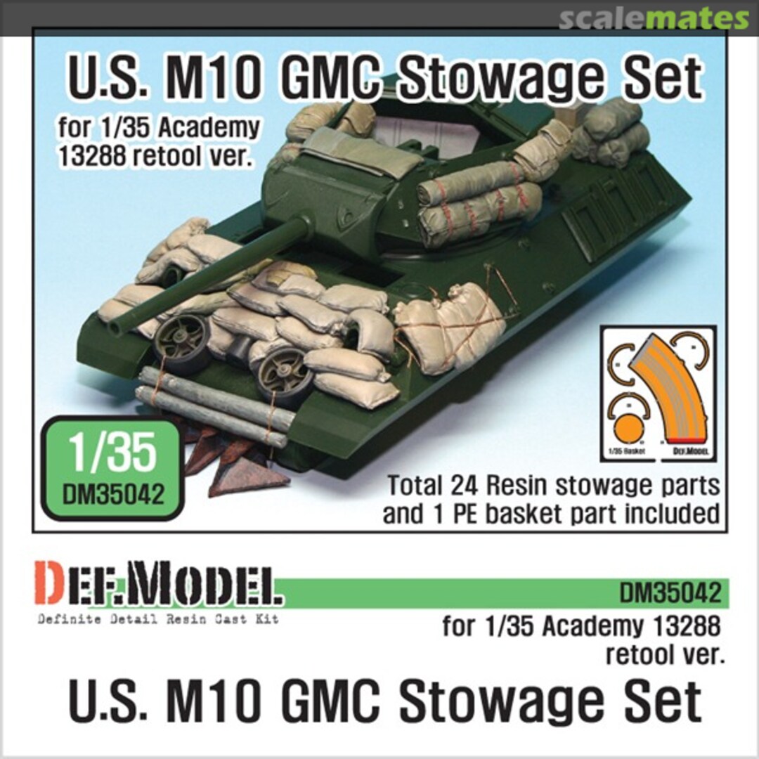 Boxart US M10 Stowage Set (for Academy) DM35042 Def.Model