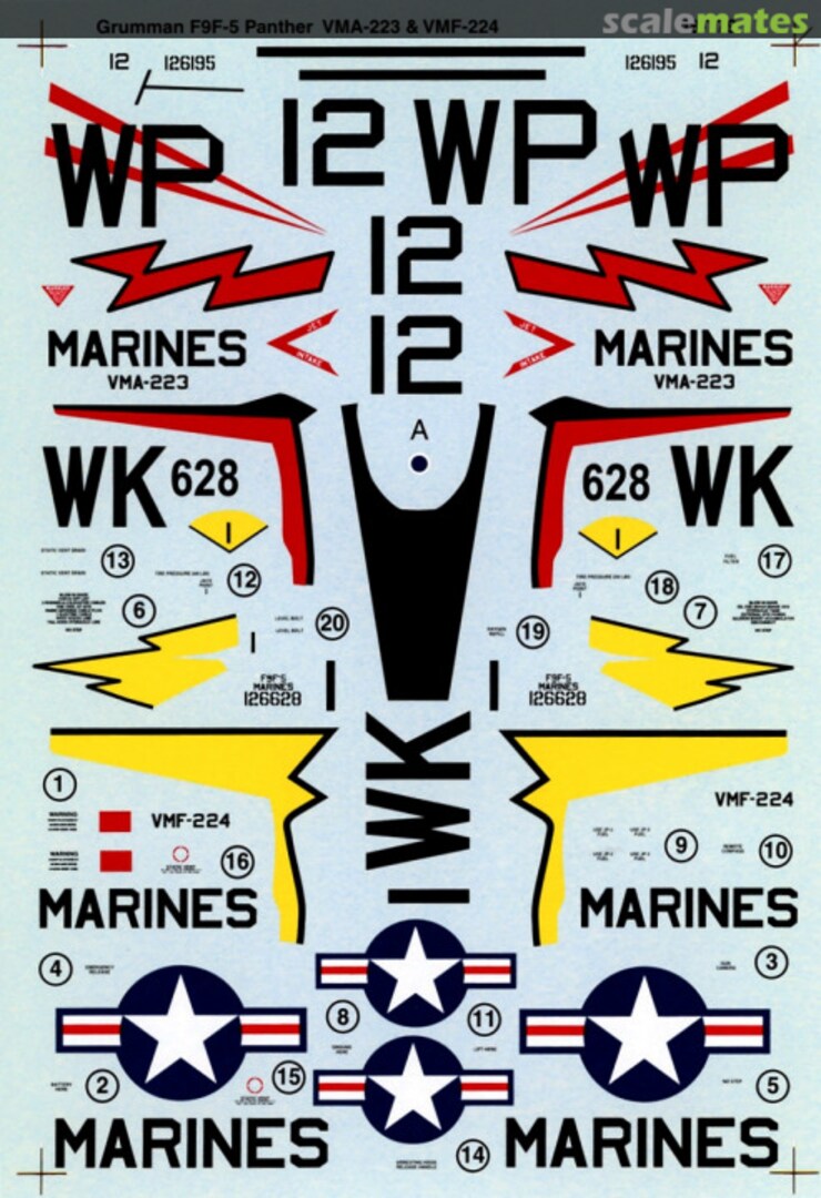 Boxart USMC F9F-5 Panthers 48-0779 SuperScale International