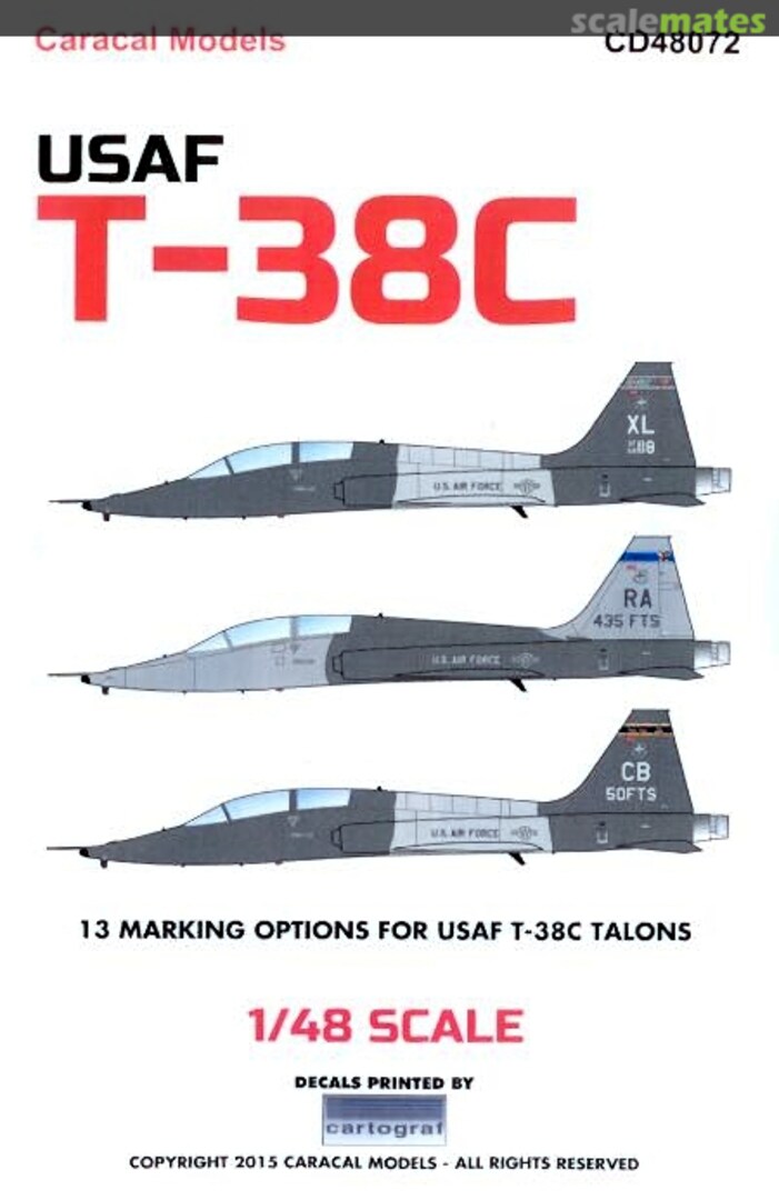 Boxart USAF T-38C CD48072 Caracal Models