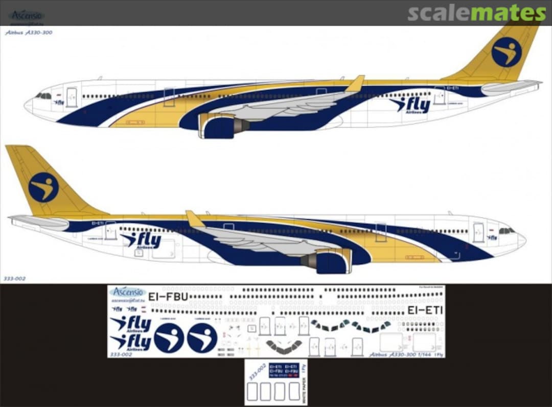 Boxart Airbus 330 I Fly 333-002 Ascensio