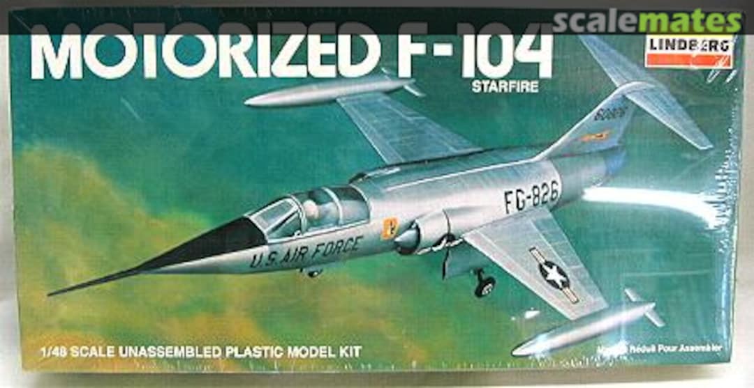 Boxart Motorized F-104 Starfire 2337 Lindberg