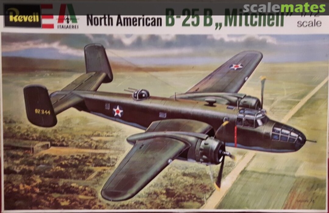 Boxart North American B-25 B "Mitchell" H-2022 Revell/Italaerei