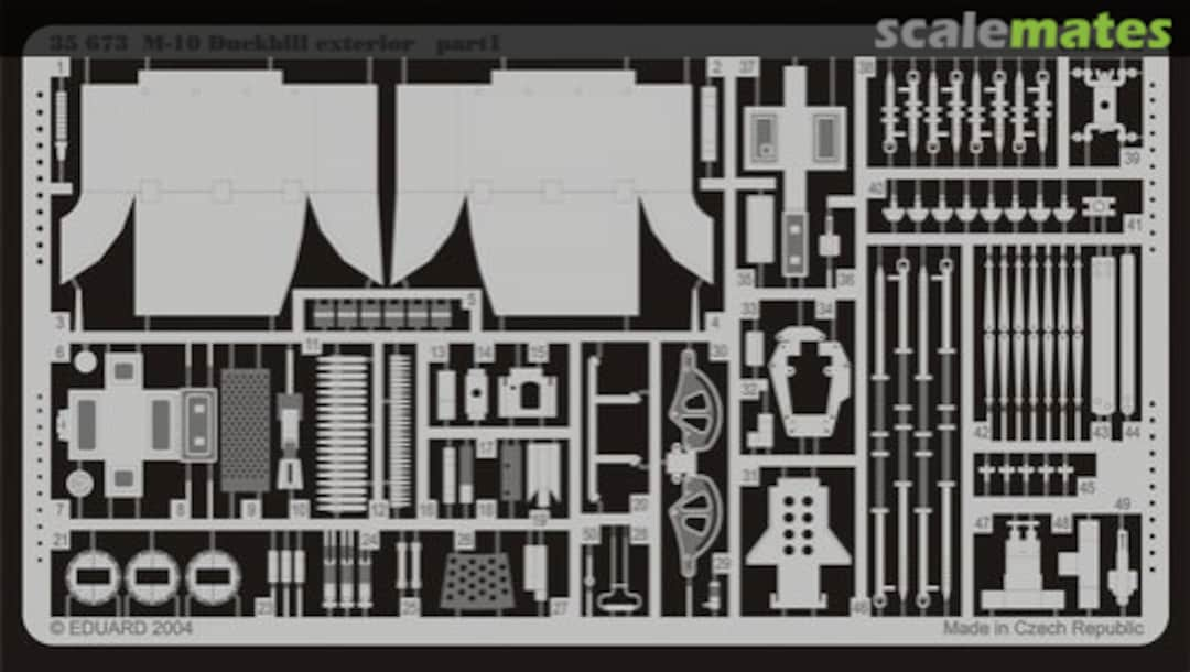 Boxart M-10 Duckbill extetior 35673 Eduard