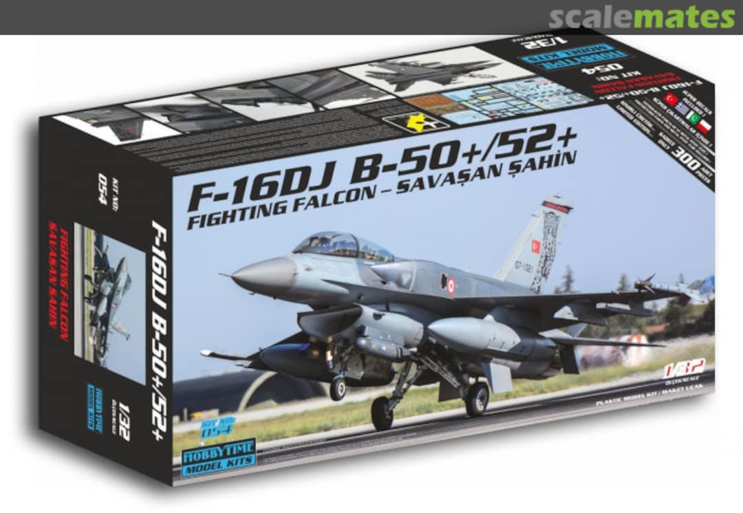 Boxart F-16DJ [Block 50+/52+] Fighting Falcon - Savaşan Şahin 054 Hobbytime Model Kits