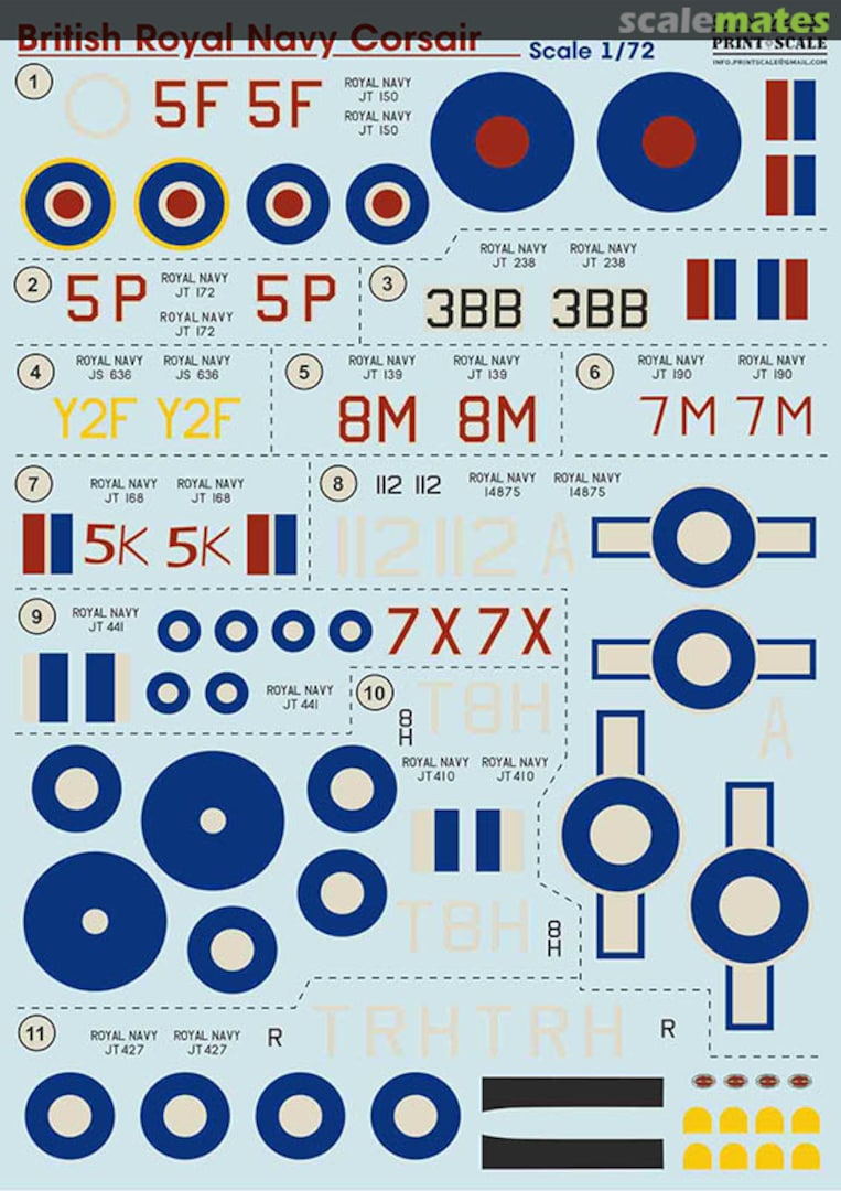 Boxart British Royal Navy Corsair 72-359 Print Scale