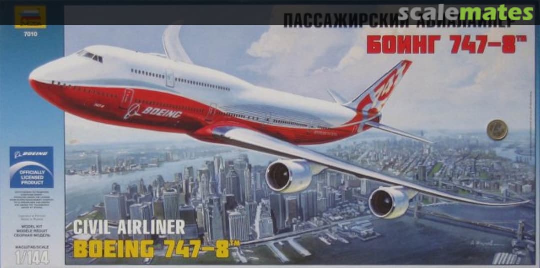 Boxart Boeing 747-8 7010 Zvezda