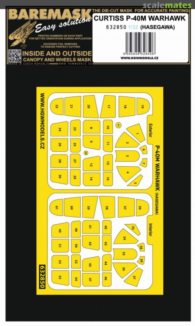 Boxart Curtiss P-40M Warhawk 632850 HGW Models