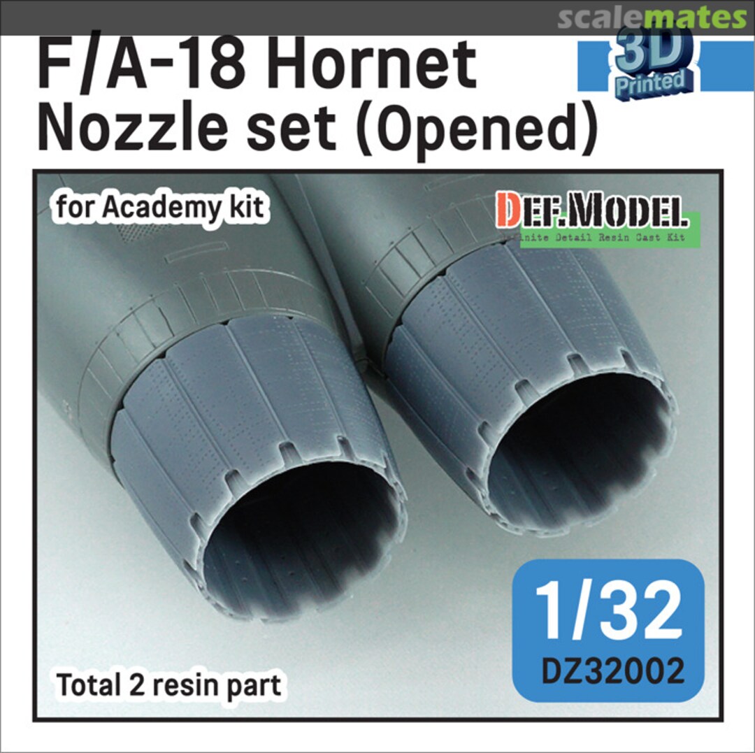 Boxart F/A-18 Hornet Nozzle Set (Opened) DZ32002 Def.Model