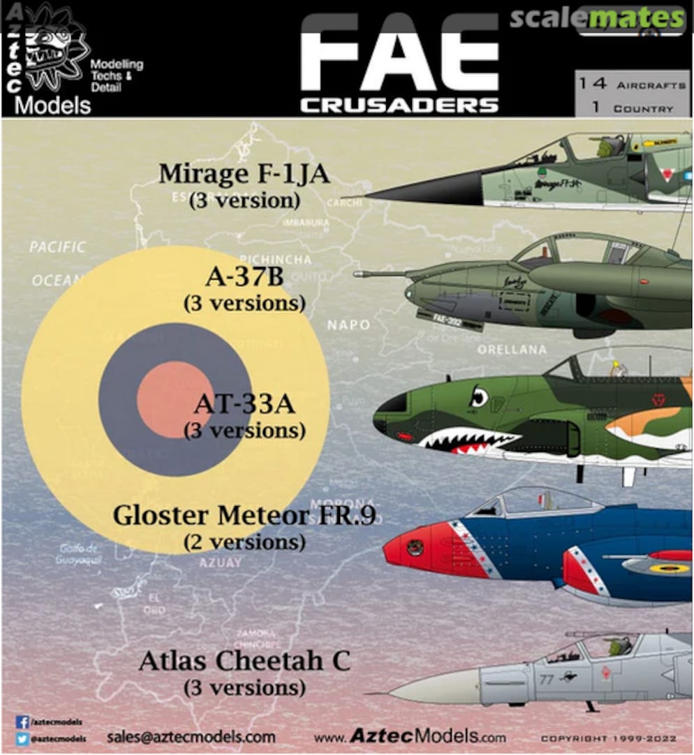 Boxart Ecuadorian Air Force set 48-087 Aztec Models