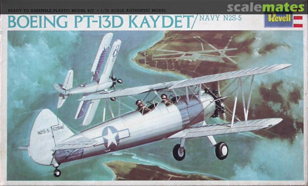 Boxart Boeing PT-13D Kaydet / Navy N2S-5 H-649 Revell