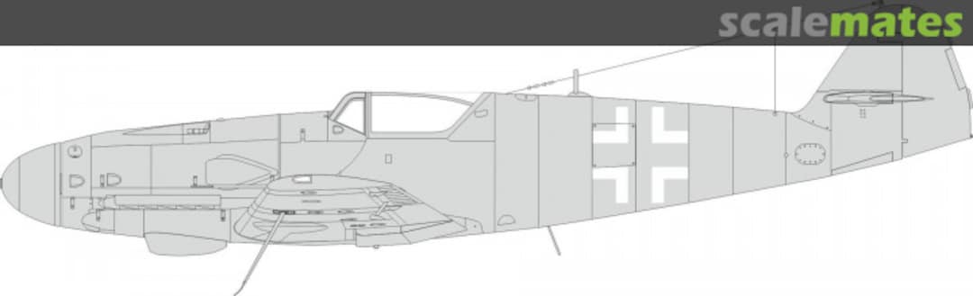 Boxart Bf 109K National Insignia EX985 Eduard