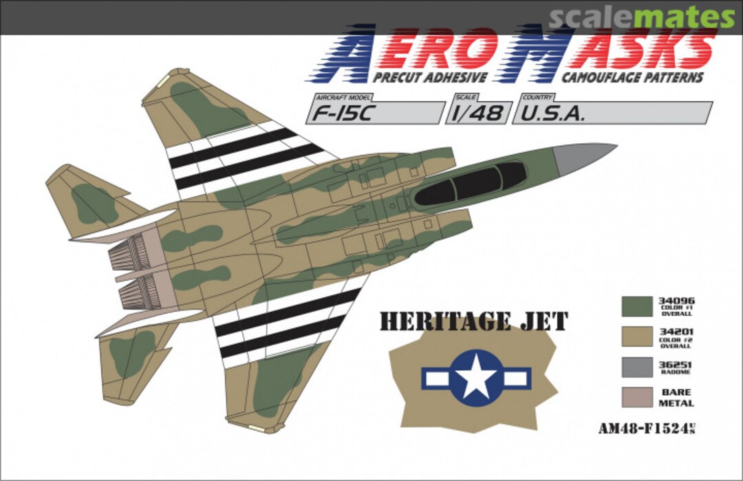 Boxart F-15C USA AM48-F1524 AeroMasks