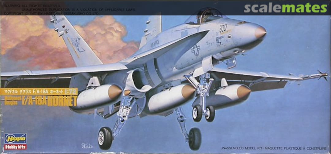 Boxart F/A-18A Hornet 810 Hasegawa