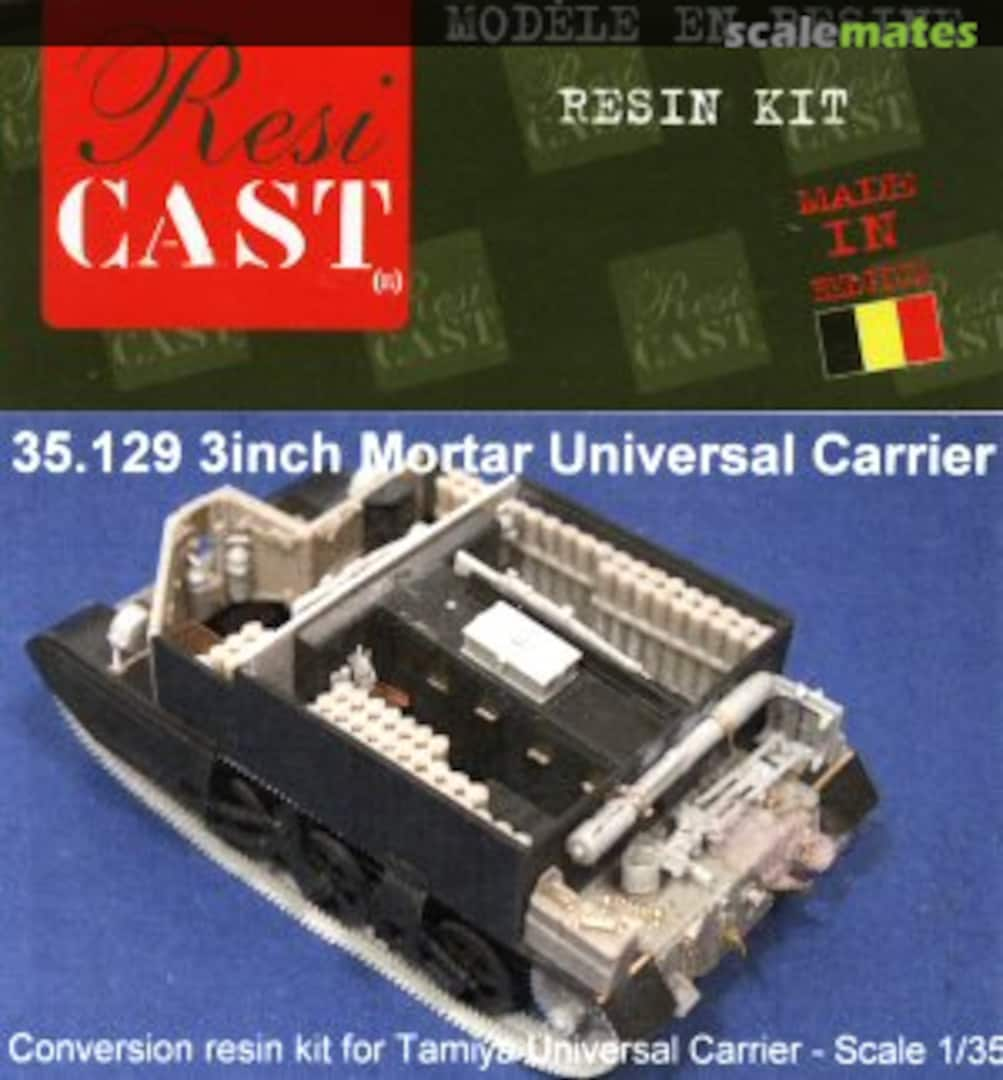 Boxart 3 inch Mortar Universal Carrier 35.129 Resicast