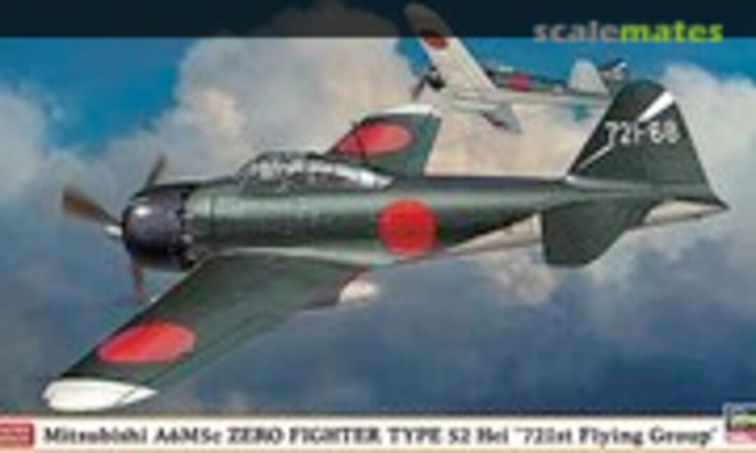 1:48 Mitsubishi A6M5c Zero Fighter Type 52 Hei `721st Flying Group´ (Hasegawa 07362)