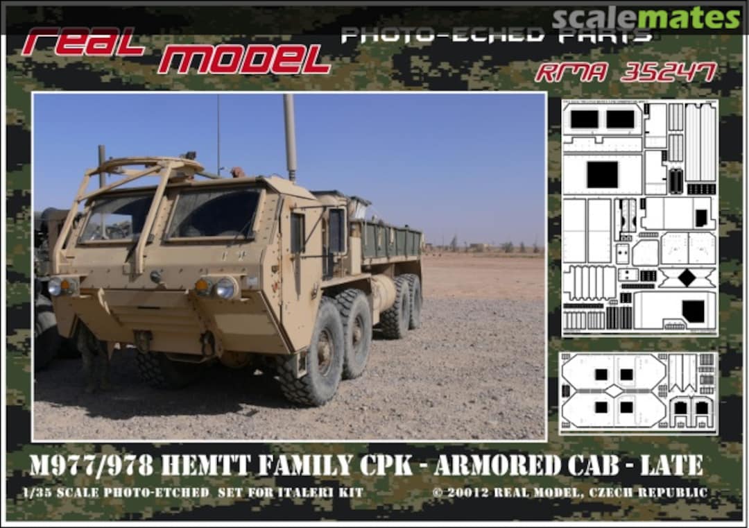 Boxart M977/978 HEMTT CPK-Armored Cab Late RMA35247 Real Model