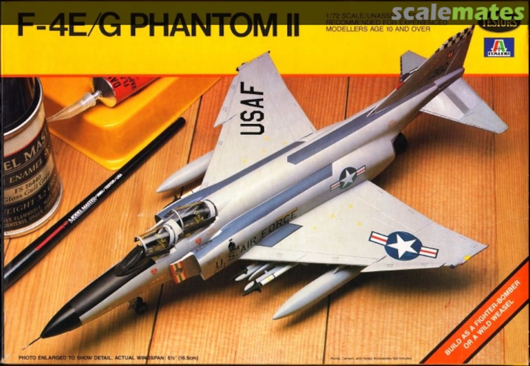 Boxart F-4E/G Phantom II 687 Testors/Italeri