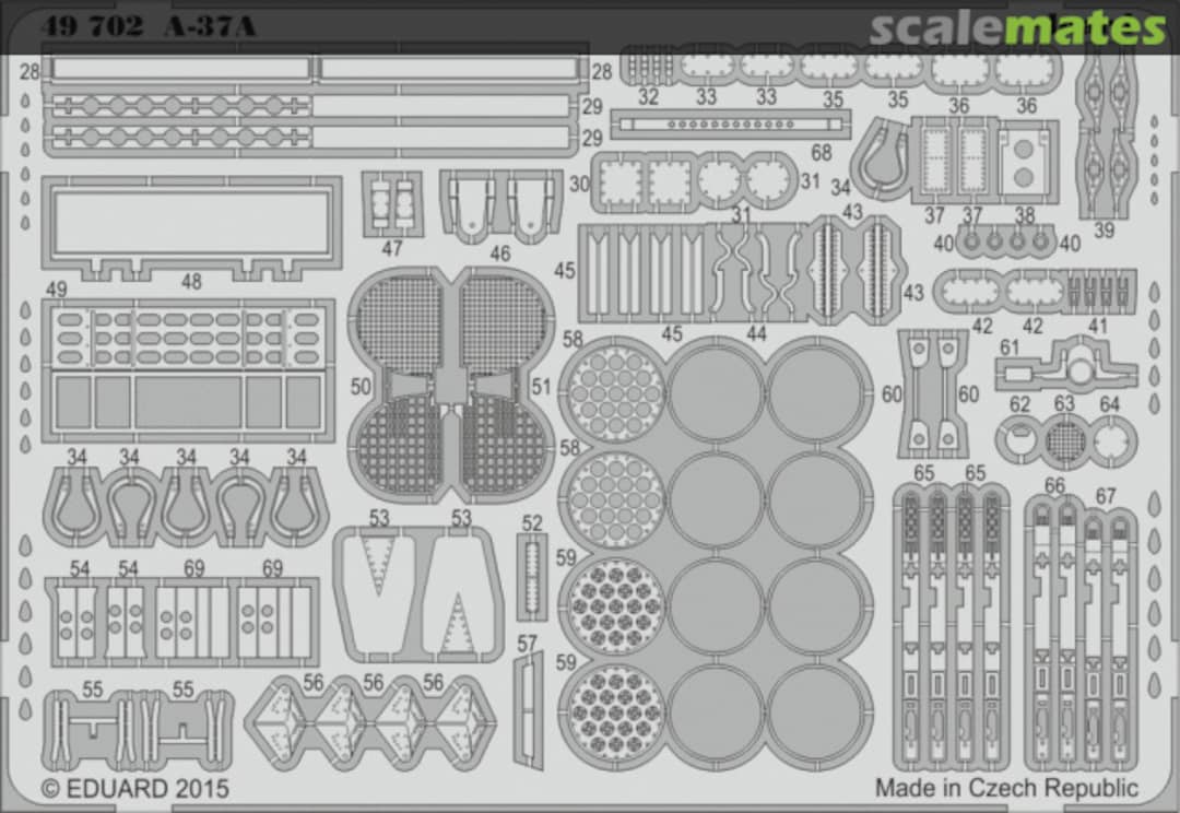 Boxart A-37A S.A. 49702 Eduard