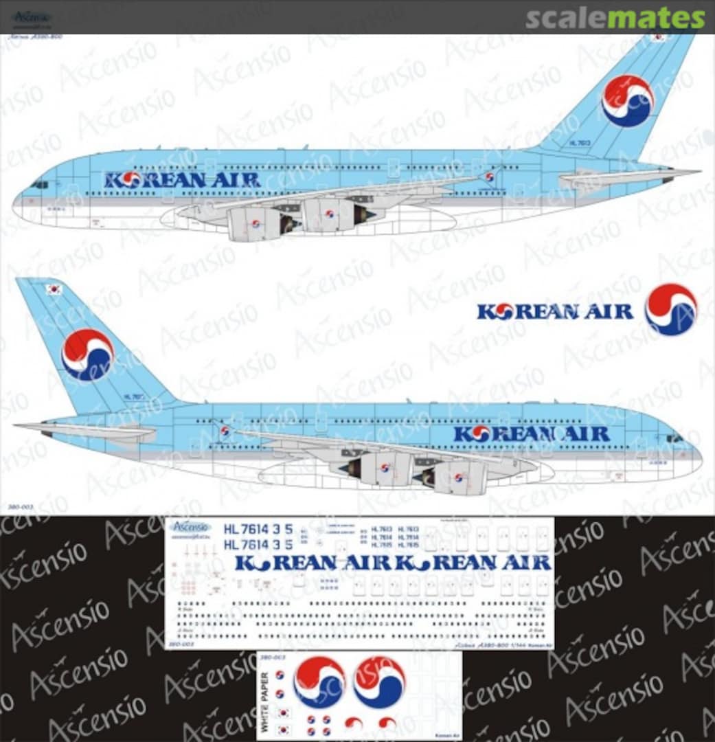 Boxart Airbus 380 Korean Air 380-002 Ascensio