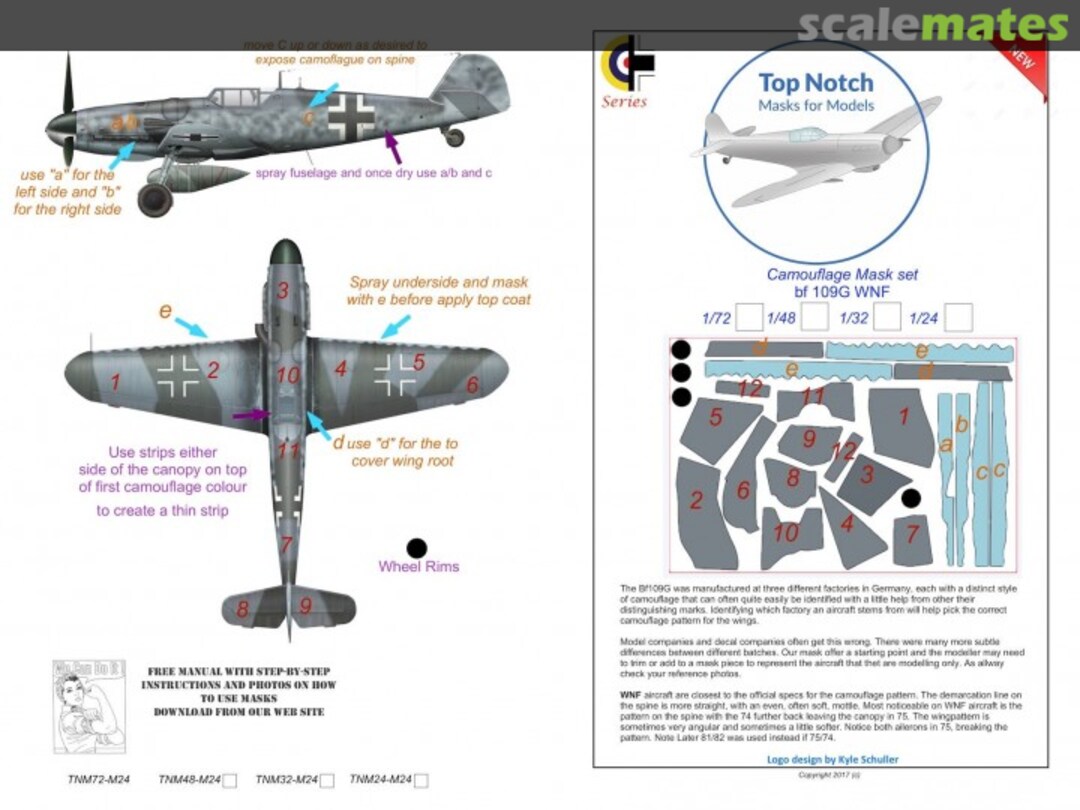 Boxart Messerschmitt Bf-109G WNF TNM32-M24 TopNotch