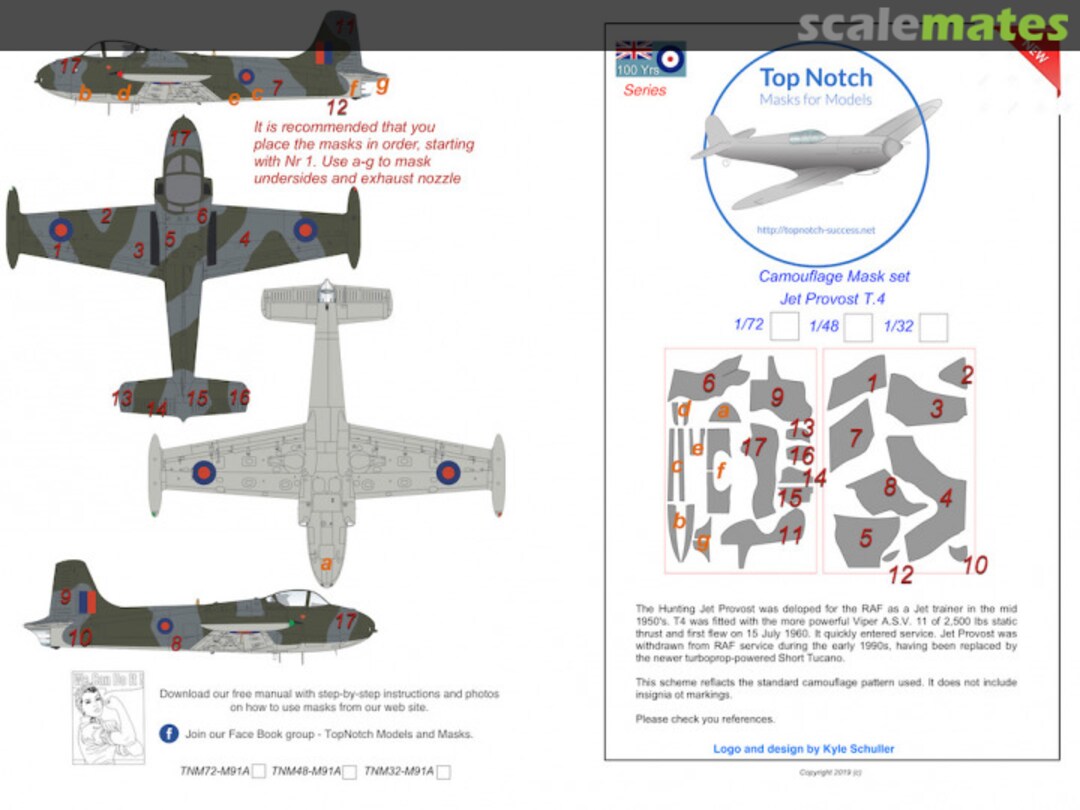 Boxart Jet Provost T.4 TNM72-M91A TopNotch