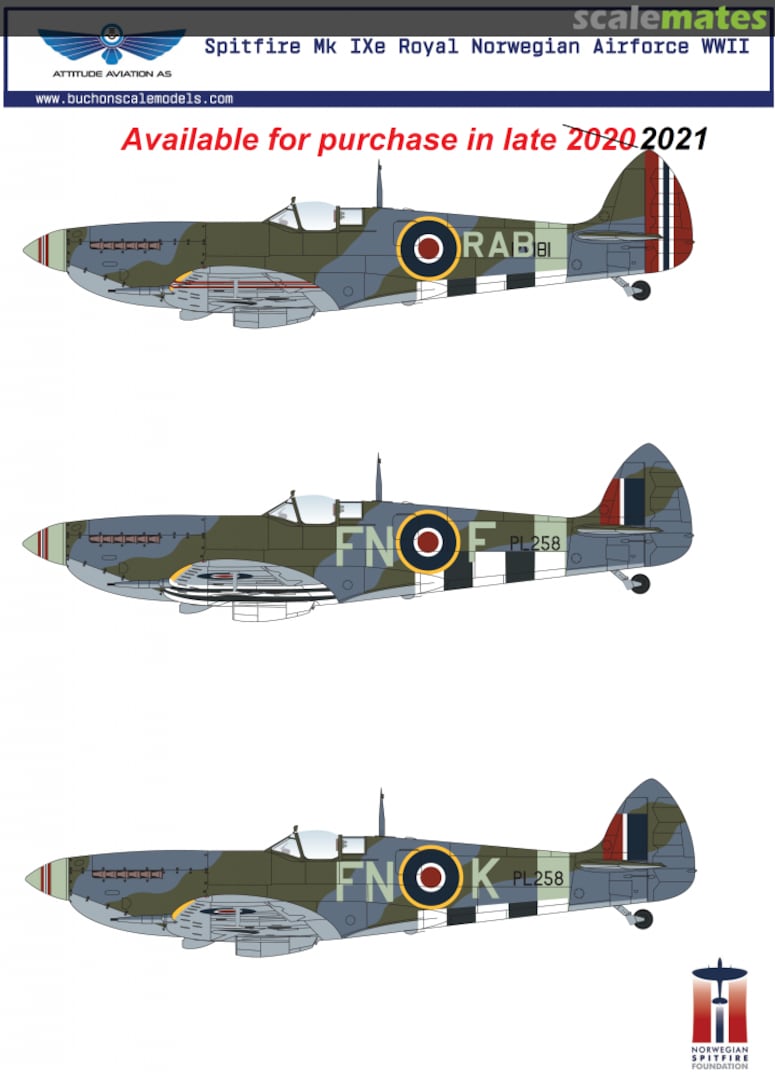 Boxart Supermarine Spitfire Mk IXe Resin Conversion Kit 24-001 Buchon Scale Models