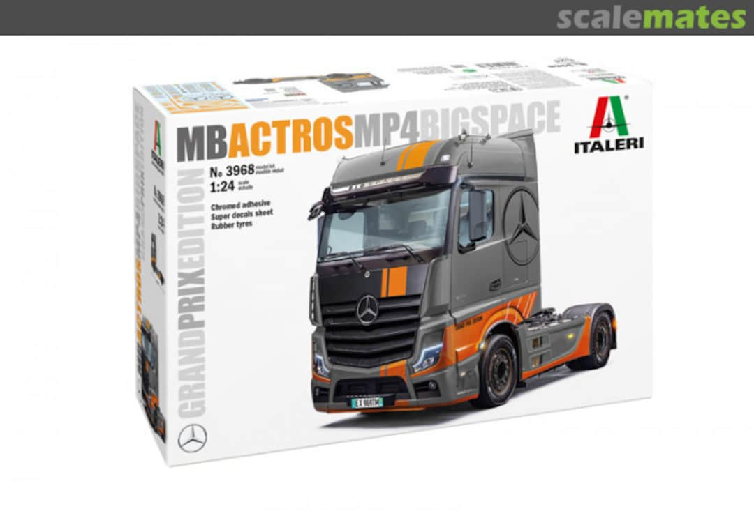 Boxart MB Actros MP4 Big Space 3968 Italeri