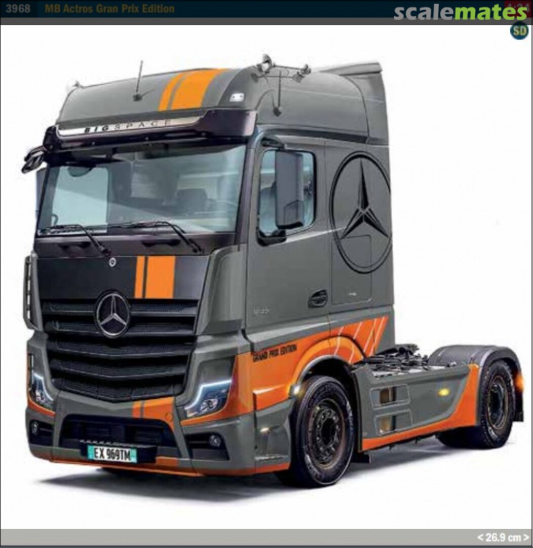 Boxart MB Actros MP4 Big Space 3968 Italeri