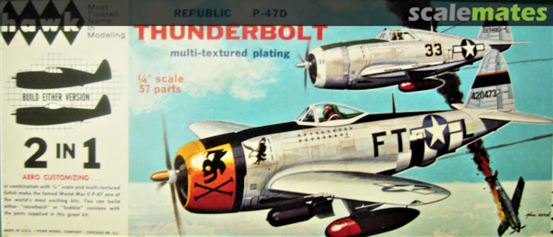 Boxart Republic P-47D Thunderbolt 212-200 Hawk