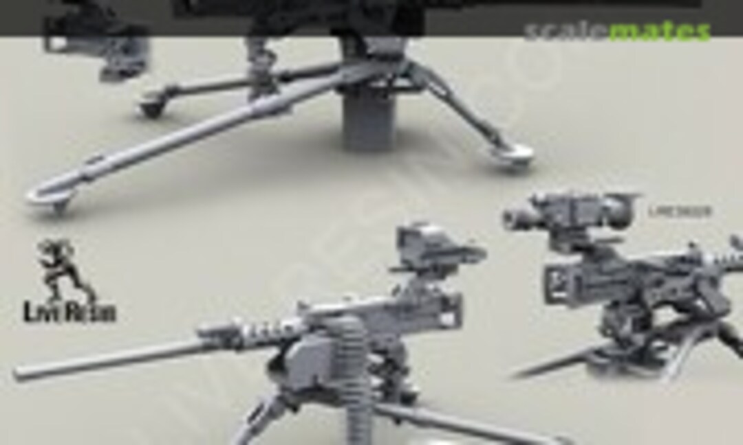 1:35 M2 Browning .50 Caliber Machine Gun on M3 tripod with MK93 Heavy Machine Gun Mounting System (Live Resin LRE-35046)