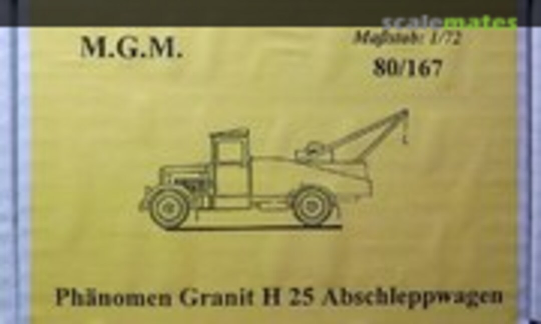 1:72 Phänomen Granit H 25 Abschleppwagen (M.G.M. 80/167)