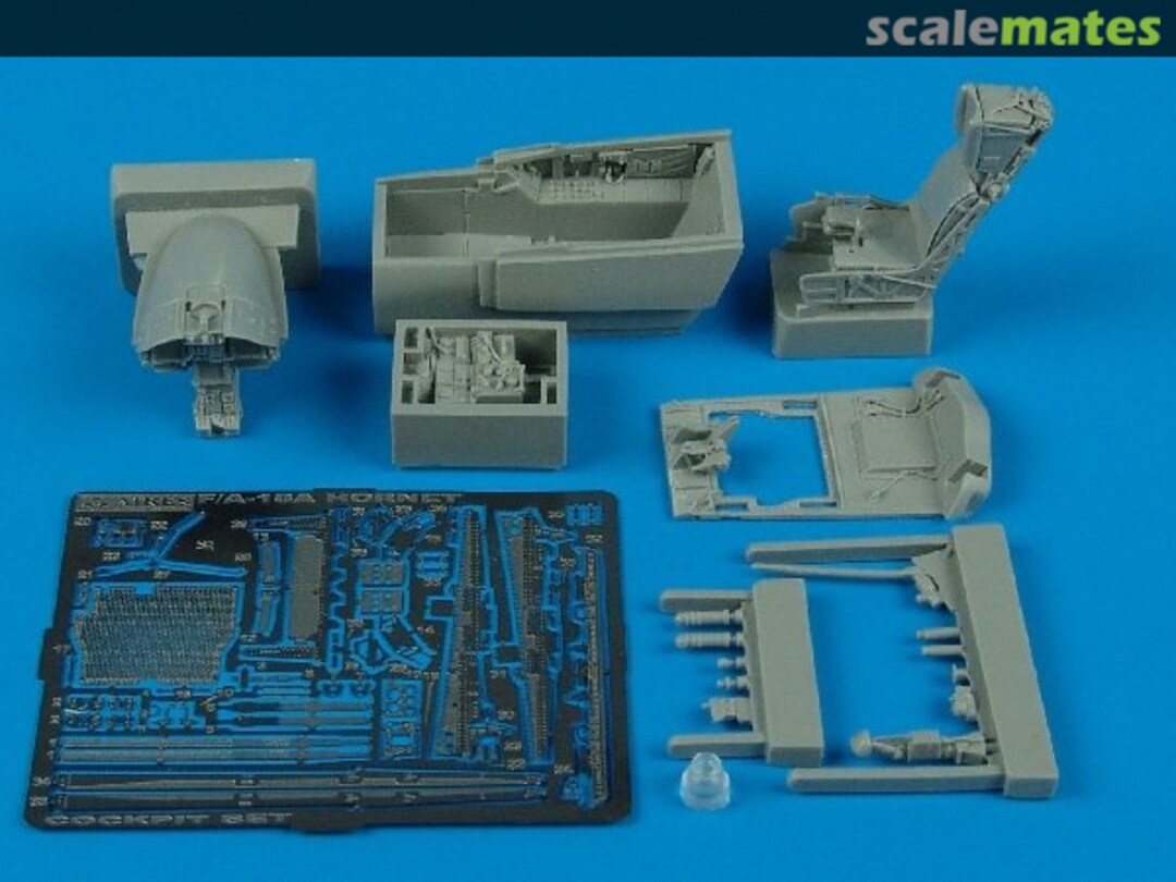 Boxart F/A-18A Hornet - cockpit set 4371 Aires