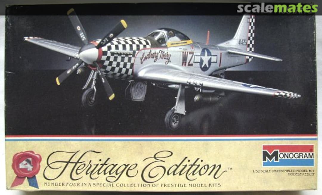 Boxart P-51 Mustang 6054 Monogram